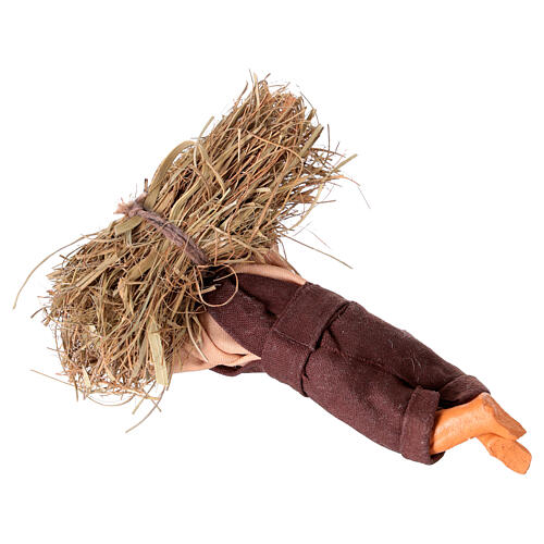 Dormiente appoggiato 10 cm presepe napoletano 4