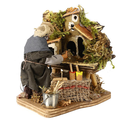 Artesão de presépio para presépio Nápoles com figuras de 10 cm de altura média 3