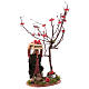 Man with apple basket and tree for Neapolitan Nativity 10 cm s3