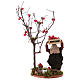 Man with apple basket and tree for Neapolitan Nativity 10 cm s4