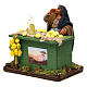 Lemon seller with stall, Neapolitan nativity figurine, 10cm s2