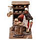 Baker with bread trough 10cm, Neapolitan figurine s1