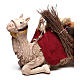 Harnessed sitting camel for Neapolitan nativity 14cm s2