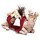 Harnessed sitting camel for Neapolitan nativity 14cm s4