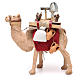 Camelo selado com carga para presépio napolitano com peças de 14 cm altura média s1