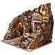 Illuminated grotto with staircase 23x25x20cm s2