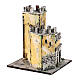 Castle for Neapolitan nativity scene in cork 20x22x20cm s3