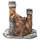 Castello in sughero presepe Napoli 28x26x26 cm s4