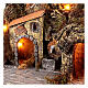 Ambiente illuminato presepe Napoli fontana 35x40x22 cm s2