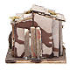 Wooden stable for Neapolitan nativity 13x12x11cm s4