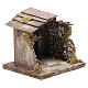 Wooden stable for Neapolitan nativity 13x12x11cm s3