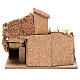 Composizione case sughero legno presepe Napoli 20x23x20 cm s4