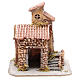 House in wood and resin for Neapolitan nativity scene, 25x22x20cm s1