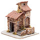 House in wood and resin for Neapolitan nativity scene, 25x22x20cm s2