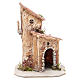 House in resin and wood for Neapolitan Nativity scene, 22x15x15cm s1