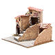 Composition of houses for cork and resin Nativity scene, 19x20x18cm s2