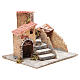 Composition of houses for cork and resin Nativity scene, 19x20x18cm s3