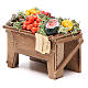 Mesa com frutas e legumes miniatura presépio napolitano 8x9x7 cm s2