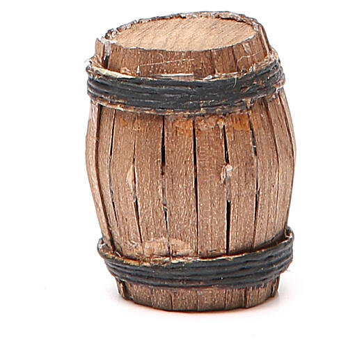 Barril em miniatura 5 cm para presépio napolitano 1