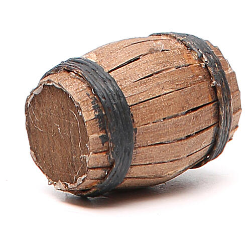 Barril em miniatura 5 cm para presépio napolitano 2