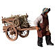 Homem com carrinho de feno para presépio napolitano com peças de 12 cm altura média s3