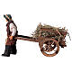 Man pushing hay-cart 12cm neapolitan Nativity s1