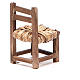 Chaise bois h 6 cm crèche napolitaine s8