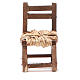 Krzesło drewno h 6 cm szopka neapolitańska s5