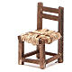 Krzesło drewno h 6 cm szopka neapolitańska s2