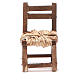 Krzesło drewno h 6 cm szopka neapolitańska s3