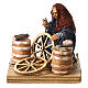 Man fixing wheels 10cm neapolitan Nativity s3