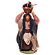 Kobieta kosz z winogronem na głowie 10 cm szopka z Neapolu s1