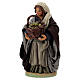 Woman with olives basket in hands 10cm neapolitan Nativity s2