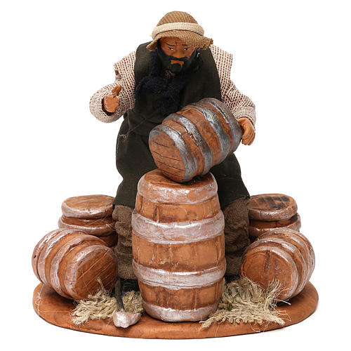 Aggiustatore di botti 12 cm presepe napoletano 1