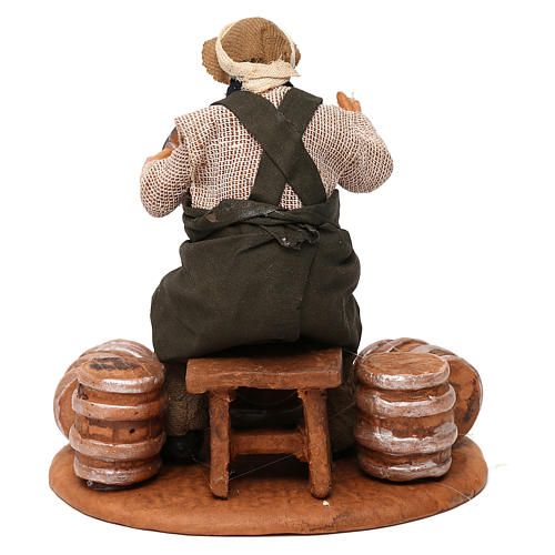Aggiustatore di botti 12 cm presepe napoletano 4