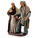 Old Couple holding hands 12cm neapolitan Nativity s2