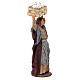 Woman with rabbits in a box 14cm neapolitan Nativity s4