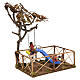 Play area with children, slide and swing, Neapolitan Nativity 12cm s3