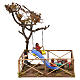Parco giochi con fanciulli scivolo altalena 12 cm presepe Napoli s1
