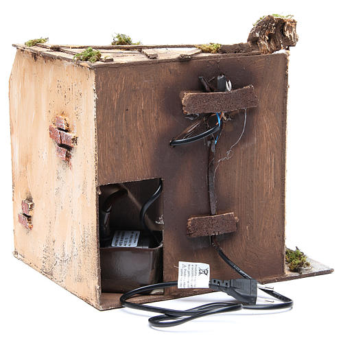 Ambientação para presépio napolitano porão com fonte 28x26x24 cm 4