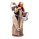 Milk seller with wooden buckets for Neapolitan Nativity, 14cm s3