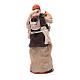 Milk seller with wooden buckets for Neapolitan Nativity, 14cm s4