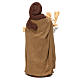 Donna ceppi aglio in mano 14 cm presepe napoletano s4