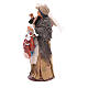 Wayfarer woman with cured meats for Neapolitan Nativity, 14cm s2