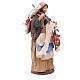 Wayfarer woman with cured meats for Neapolitan Nativity, 14cm s3