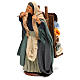 Woman carrying fabrics, figurine for Neapolitan Nativity, 14cm s3