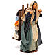 Woman carrying fabrics, figurine for Neapolitan Nativity, 14cm s4