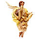Engel 45cm golden Kleid neapolitanische Krippe s3