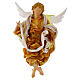 Engel 45cm golden Kleid neapolitanische Krippe s1