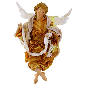 Ángel rubio 45 cm vestido oto belén Nápoles